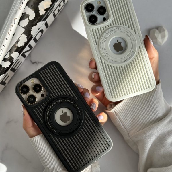 قاب موبایل آیفون توری مگنتی پایه دار