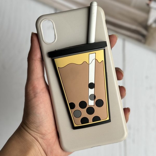 قاب موبایل آیفون قهوه موکا