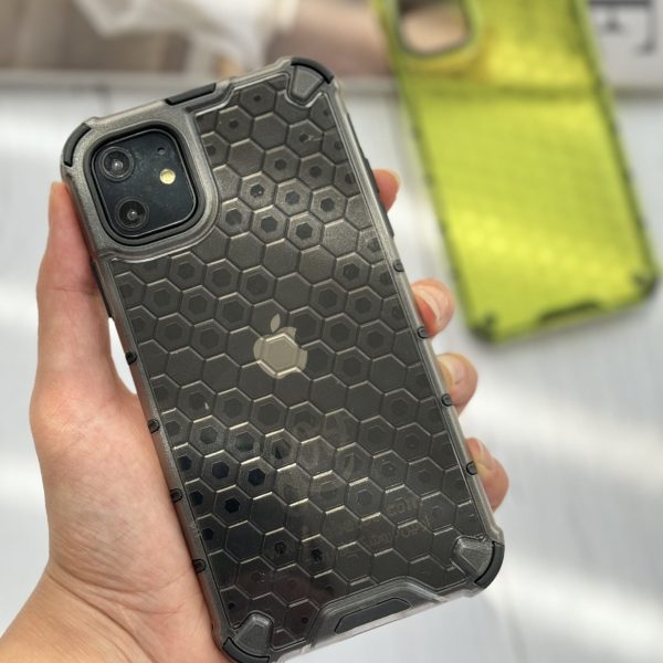 قاب موبایل آیفون اسپرت زنبوری دولایه