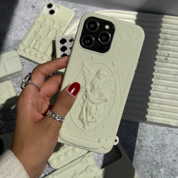 قاب فرشته آیفون سامسونگ شیائومی طرح ستاره (کدC1699)