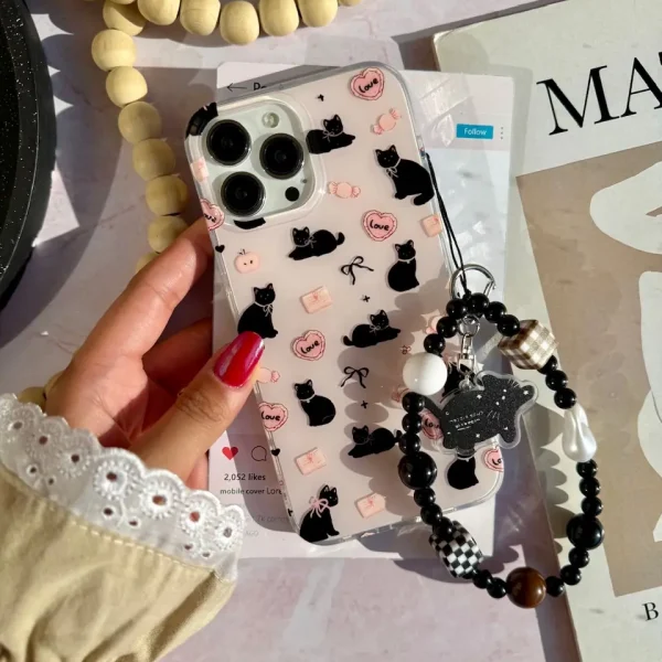 قاب پاپیون کت با آویز (کدC2168)