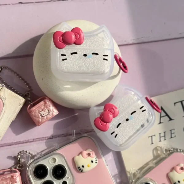 کاور ایرپاد هلوکیتی شفاف گوش دار (کدa0303)
