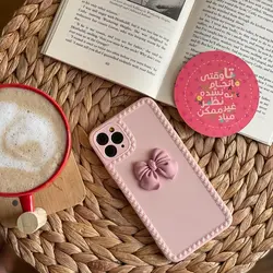 قاب موبایل آیفون پاپیون قلبی محافظ لنزدار