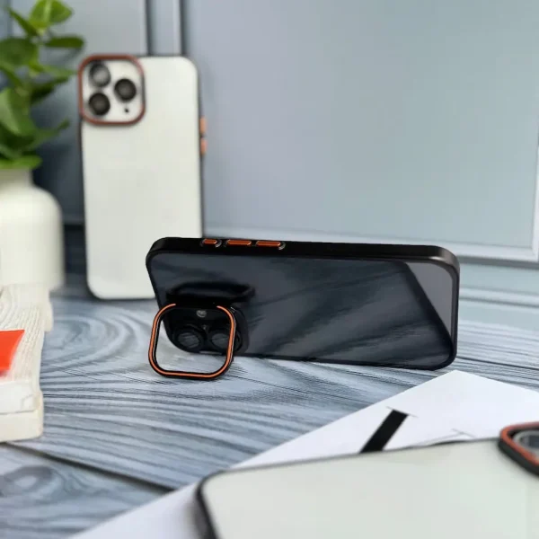 قاب orange lens استند شو با محافظ لنز (کدC1994)