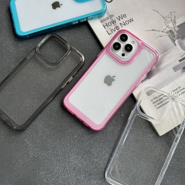 قاب موبایل آیفون کریستال بی رنگ ساده ( 3006 ) ( 3009 )