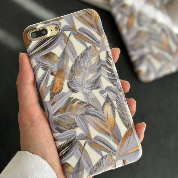 قاب موبایل آیفون برگ پاییزی ( 1057 )