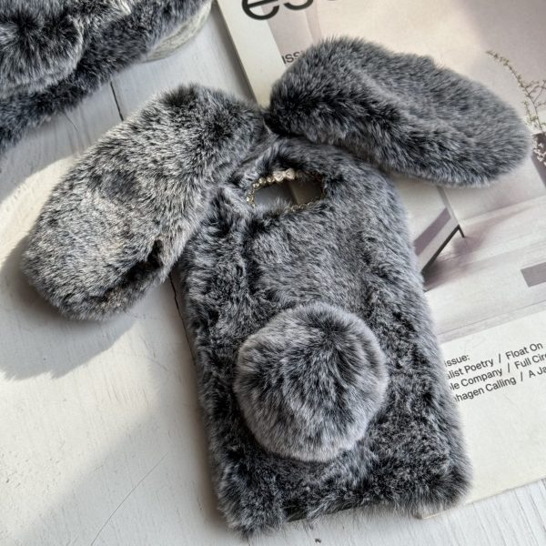 قاب موبایل شیائومی طرح خرگوش پشمالو گوش دار