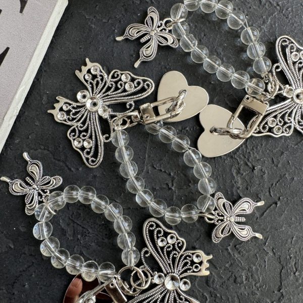 بند و آویز پروانه فلزی چسبی