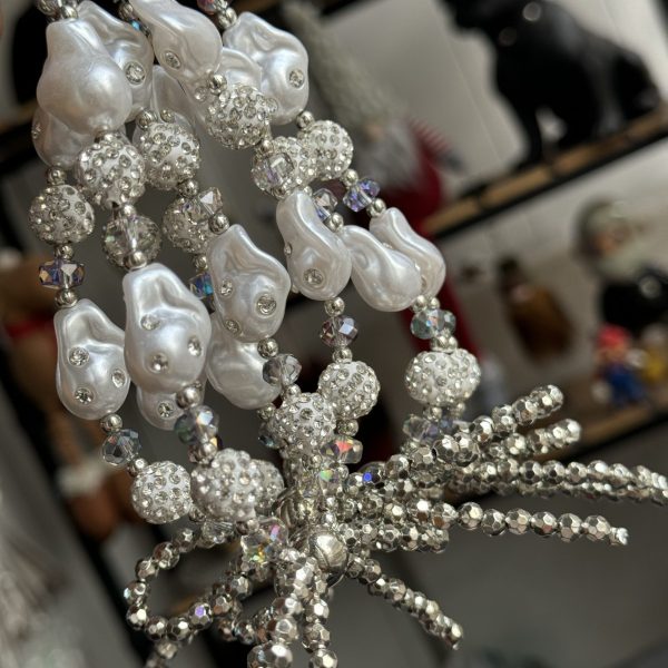 بند و آویز توپی نگین دار