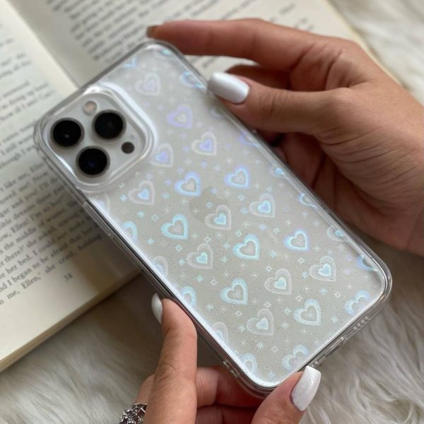 قاب موبایل شیائومی بی رنگ قلب سه بعدی