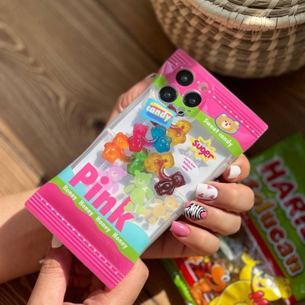 قاب موبایل آیفون پاستیل خرسی هاریبو