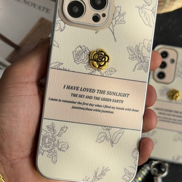 قاب موبایل ( آیفون - سامسونگ ) گل گرین ارت محافظ لنزدار