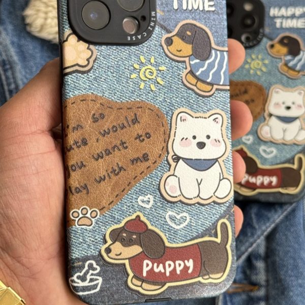 قاب موبایل آیفون سگ جین استایل داکس هوند