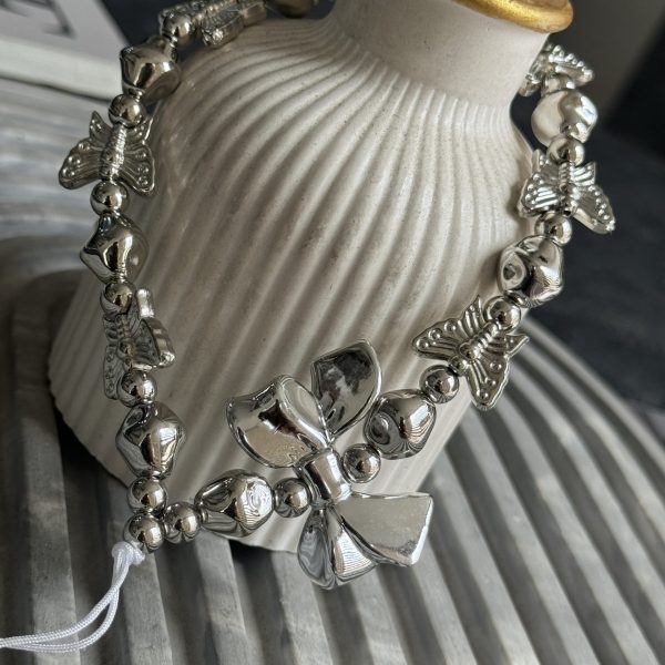 بند و آویز پروانه سربی سیلور