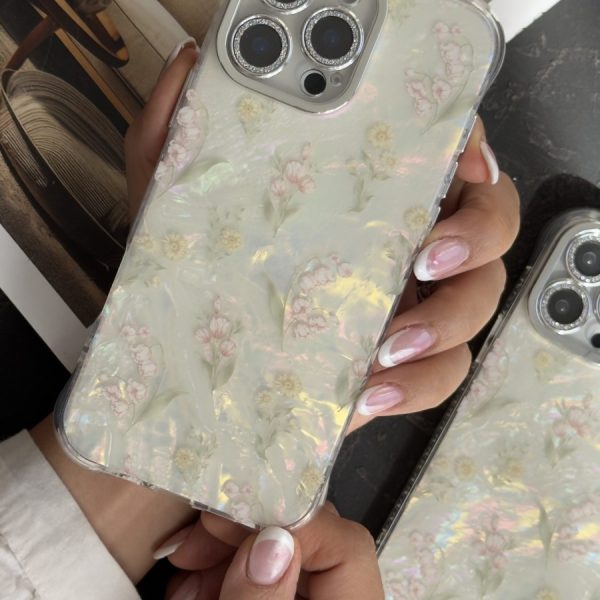 قاب موبایل آیفون باغ ژاپنی صدفی انگلیش هوم