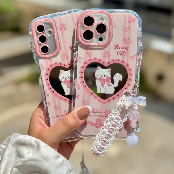 قاب گربه اشراف زاده با آویز آیفون ، سامسونگ ، شیائومی (کدC2039)