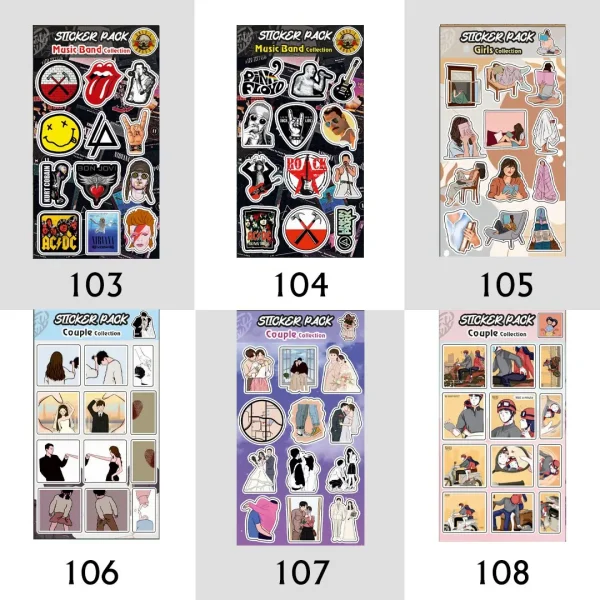 پک استیکر شماره 79 تا 149 (کدa0142)