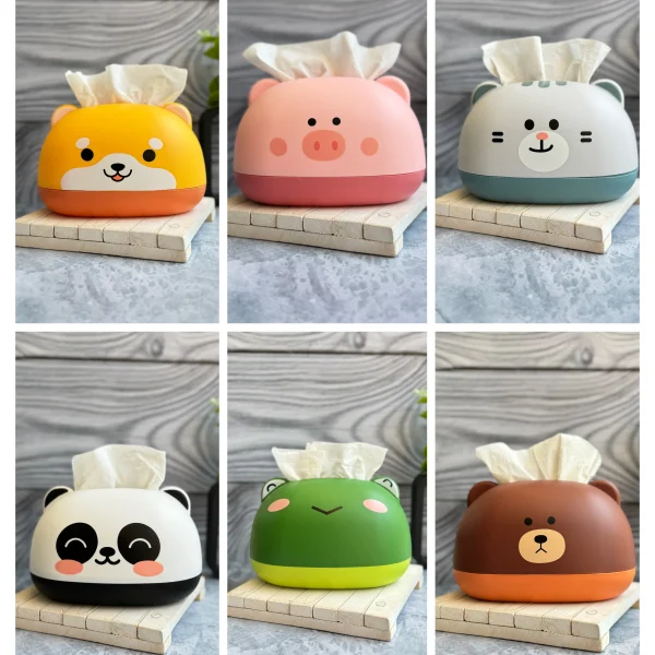 جا دستمالی فانتزی حیوانات زیر رنگی (کدa0259)