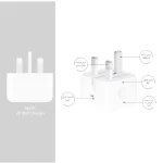 شارژر 20 وات اپل Apple Charger 20Watt (کدB9001) - تصویر 5