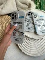 قاب Off-White لنز رینگی سفید (کدC1320) - Image 3
