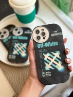 قاب Off-White لنز رینگی مشکی (کدC1321) - Image 4