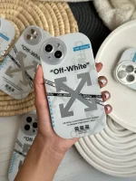 قاب Off-White لنز رینگی سفید (کدC1320) - Image 4