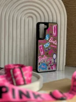 قاب استیکر Barbie آینه ای (کدC1417) - Image 4