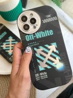 قاب Off-White لنز رینگی مشکی (کدC1321) - Image 6