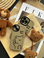 قاب Teddy bear Nice Day با آویز عروسکی (کدC1516) - Image 5