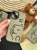 قاب Teddy bear Nice Day با آویز عروسکی (کدC1516) - Image 6