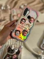 قاب ice cream girls هولوگرامی با آویز (کدC1386) - تصویر 3