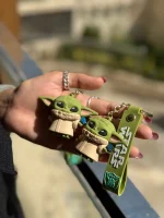 جاکلیدی سیلیکونی Baby Yoda (کدa0159)