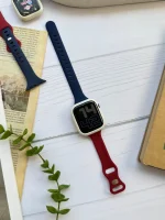 بند اپل واچ سیلیکونی با گارد French Style (کدw5029) - تصویر 2