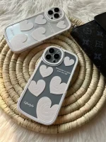 قاب قلب سفید استند دار با کاور ایرپاد (کد c1044) - تصویر 5