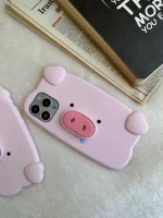 قاب Pig سیلیکونی استند شو (کدC1274) - تصویر 2