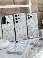 قاب براش قلبی مداد رنگی آیفون و سامسونگ و شیائومی (کدC1746) - Image 3