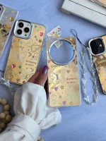 قاب نقاشی پروانه آینه ای با آویز سامسونگ و شیائومی (کدC2056) - تصویر 2