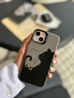 قاب Twin Cat آیفون ، سامسونگ ، شیائومی (کدC1621) - تصویر 5