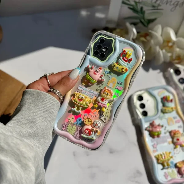 قاب باب اسفنجی برجسته سامسونگ و شیائومی (کدC1979)