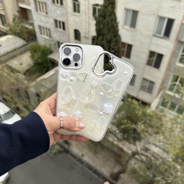 قاب سه پروانه اپوکسی برجسته