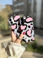 قاب پلنگی Romantic Pink آیفونی (کدC2062) - تصویر 5