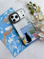 قاب موبایل سفارشی شفاف | spring cat - تصویر 5