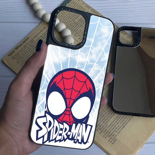 قاب موبایل سفارشی آینه ای | spider_man