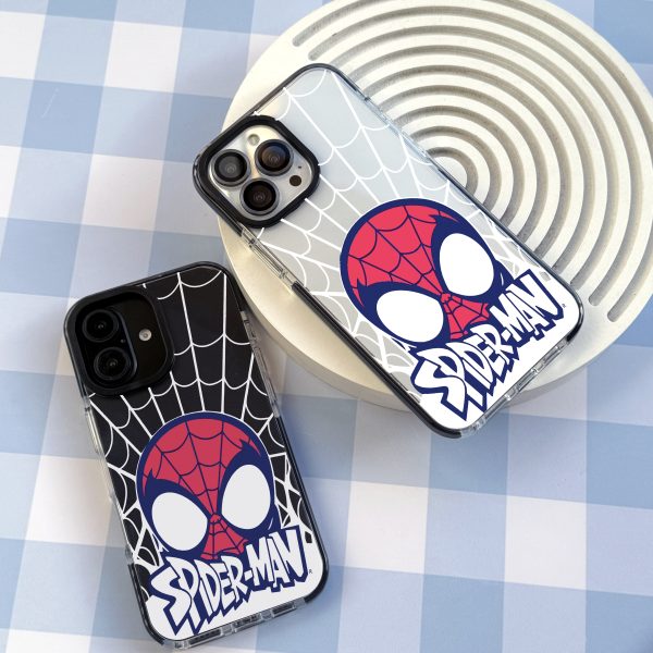 قاب موبایل سفارشی شفاف | spider_man