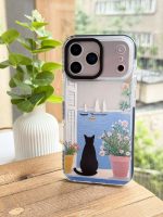 قاب موبایل سفارشی شفاف | spring cat - تصویر 4