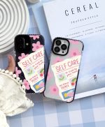قاب موبایل سفارشی شفاف | self care - تصویر 5