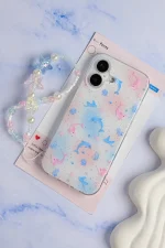 قاب Pastel Star Dolphin با آویز (کدC2251) - Image 3