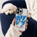 قاب موبایل سفارشی شفاف | Lazy Day