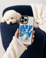 قاب موبایل سفارشی شفاف | Lazy Day