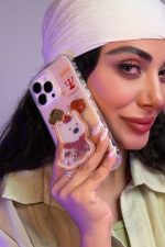 قاب موبایل آیفون کندل کریسمس سگ پاپی + پاپسوکت متحرک - Image 6